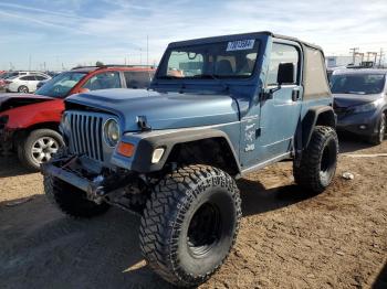  Salvage Jeep Wrangler