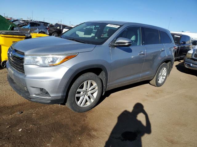  Salvage Toyota Highlander