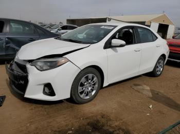  Salvage Toyota Corolla