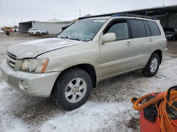  Salvage Toyota Highlander