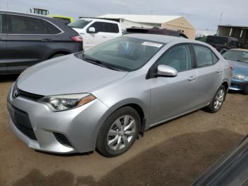  Salvage Toyota Corolla