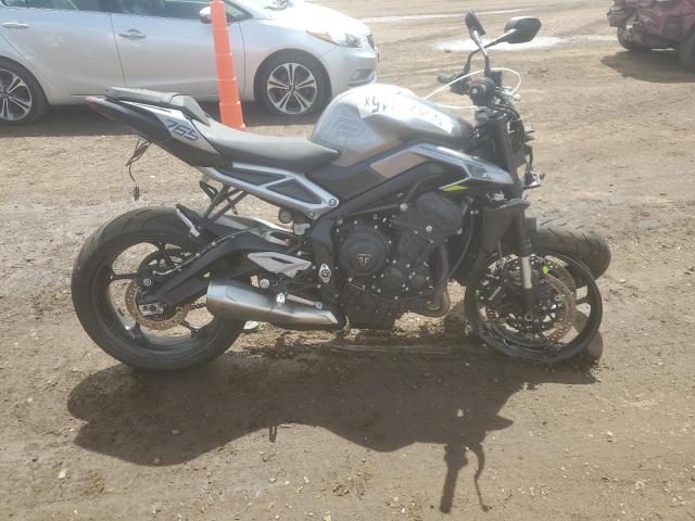  Salvage Triumph Motorcycle Street