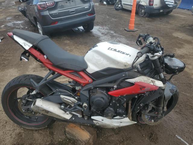  Salvage Triumph Motorcycle Street