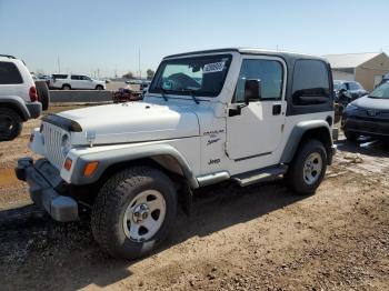  Salvage Jeep Wrangler