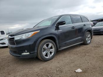 Salvage Toyota Highlander