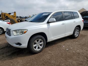  Salvage Toyota Highlander