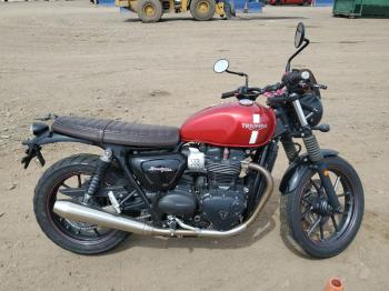  Salvage Triumph Motorcycle Street