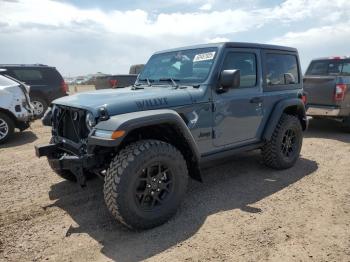  Salvage Jeep Wrangler