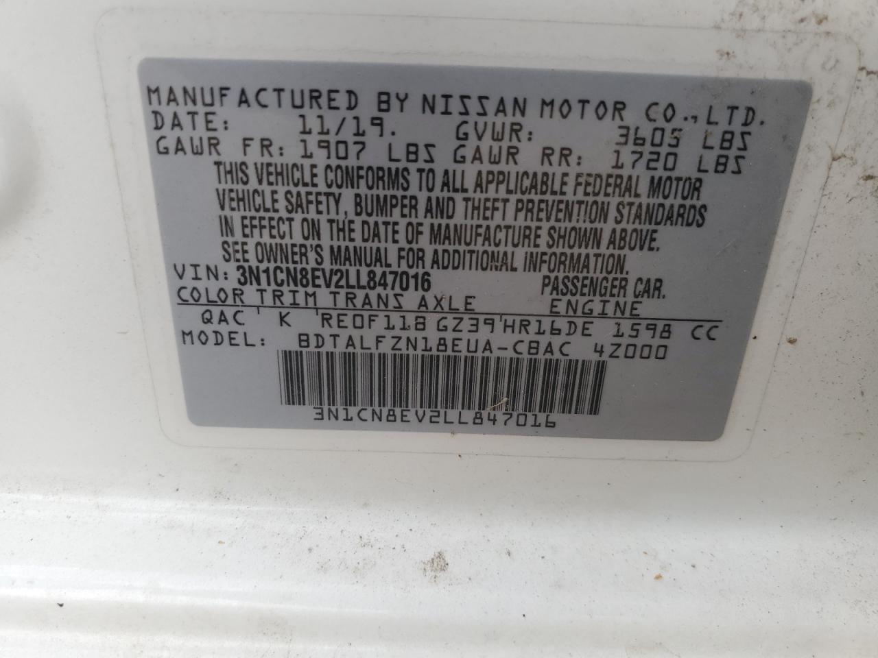 Nissan Versa Sv Image 12