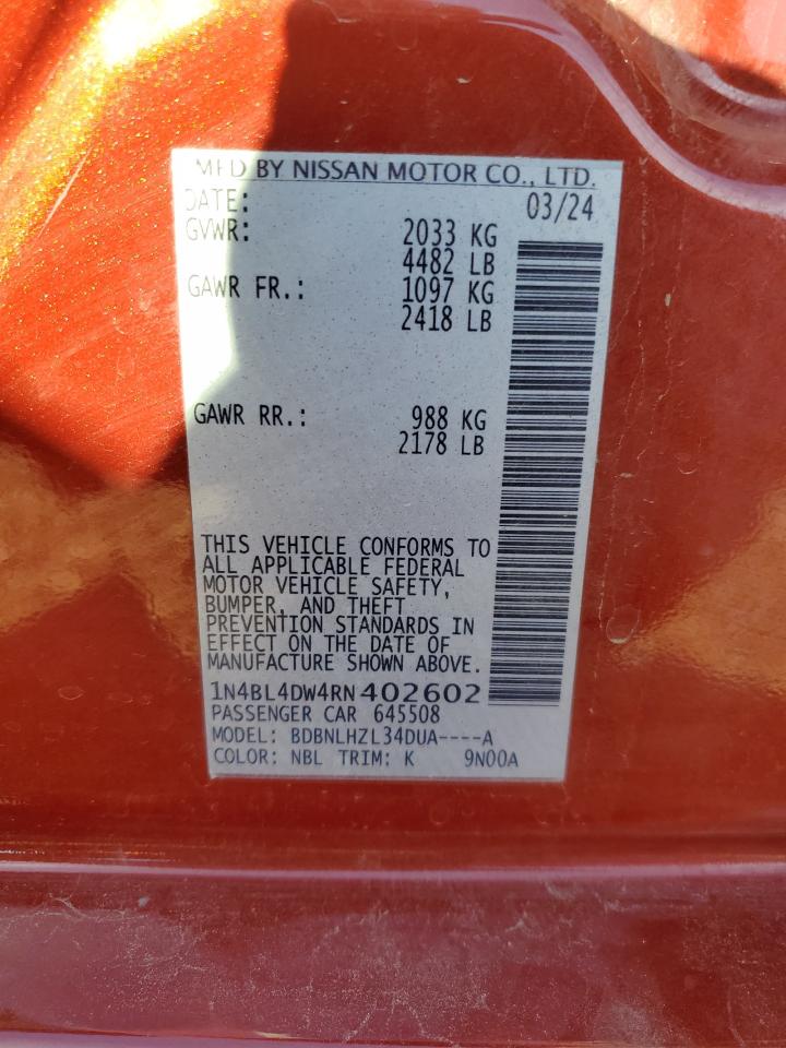 Nissan Altima Sv Image 4