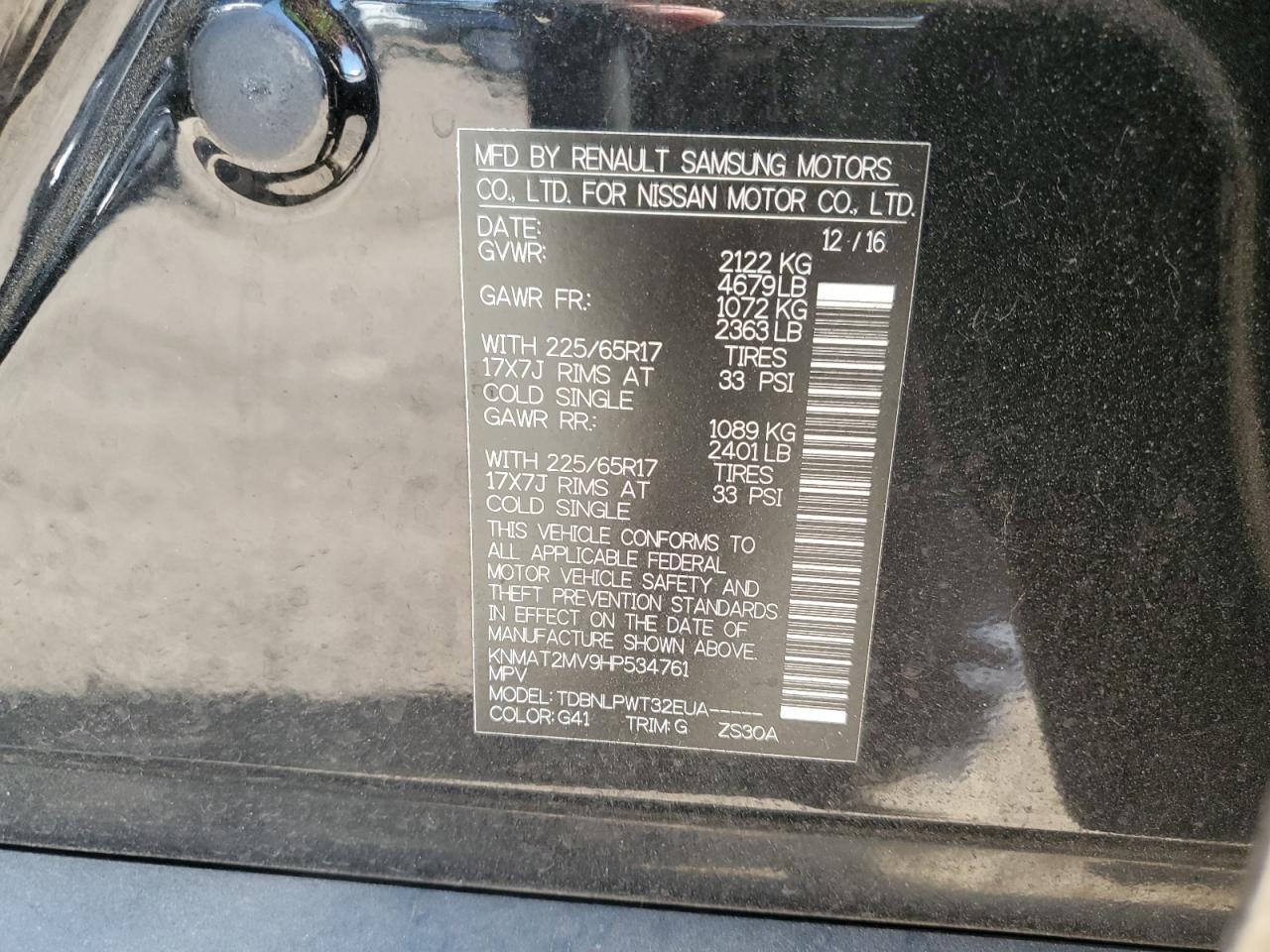 Nissan Rogue S Image 4