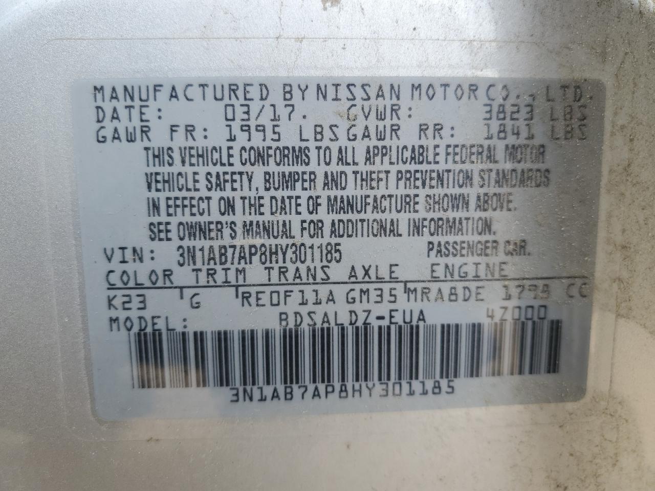 Nissan Sentra S Image 5