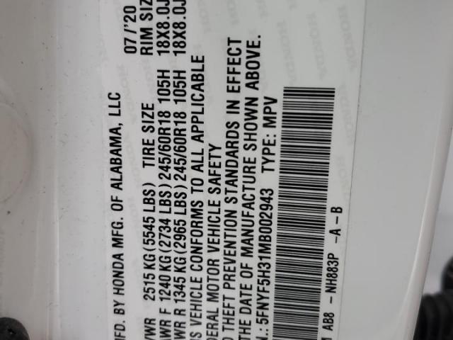 Honda Pilot Ex Image 7