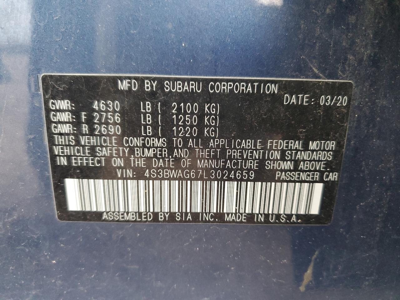 Subaru Legacy Sport Image 10