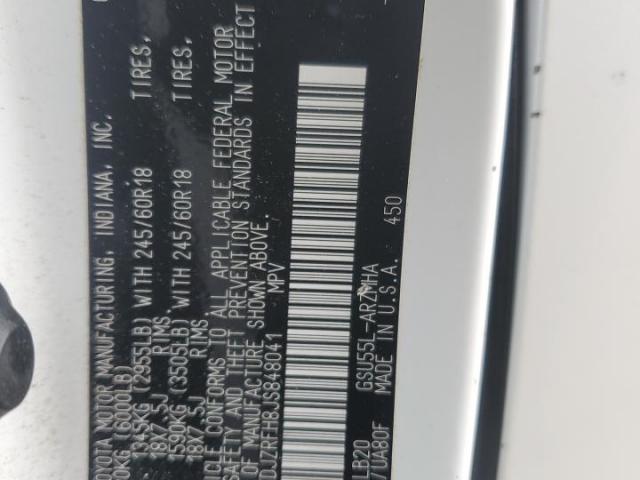 Toyota Highlander Se Image 12