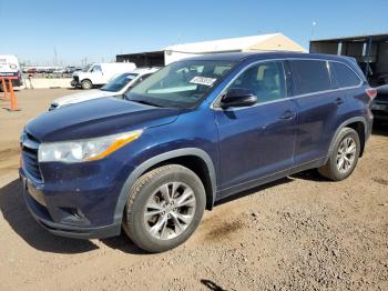  Salvage Toyota Highlander