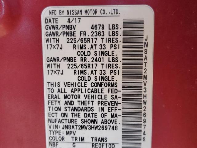 Nissan Rogue S Image 5