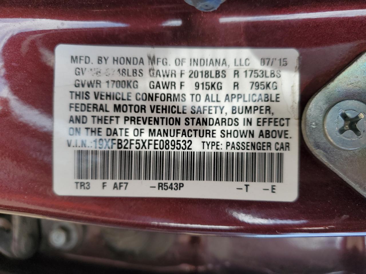 Honda Civic Lx Image 9