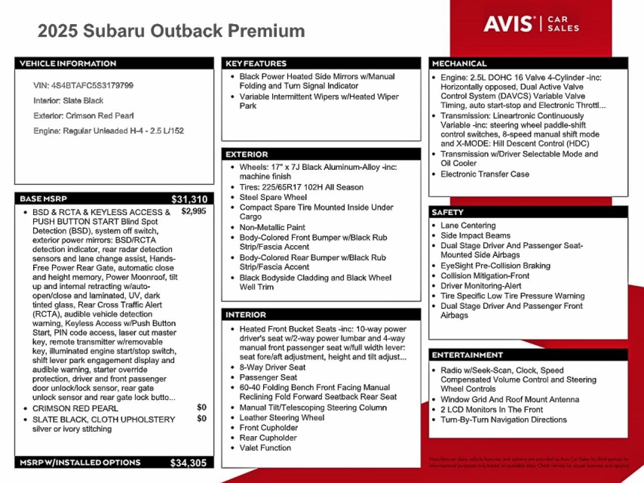 Subaru Outback Premium Image 12