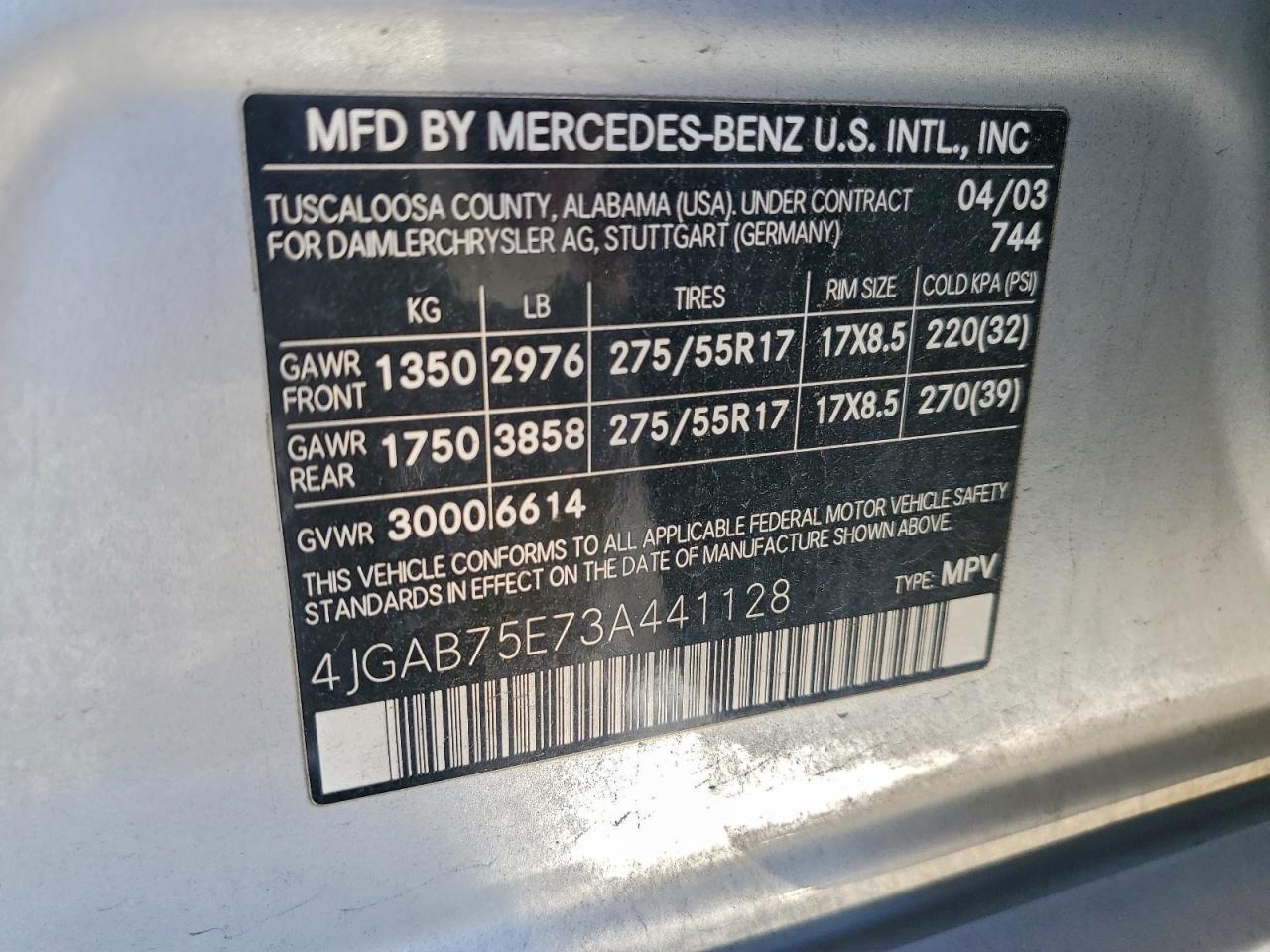 Mercedes-Benz M-Class 500 Image 2