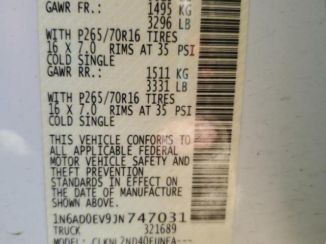 Nissan Frontier S Image 8