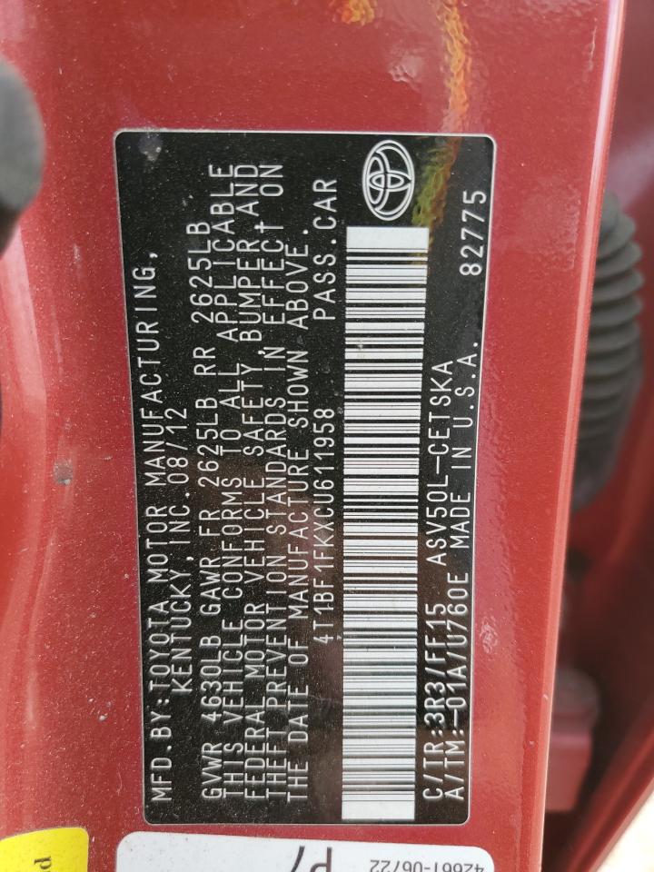 Toyota Camry Base Image 6