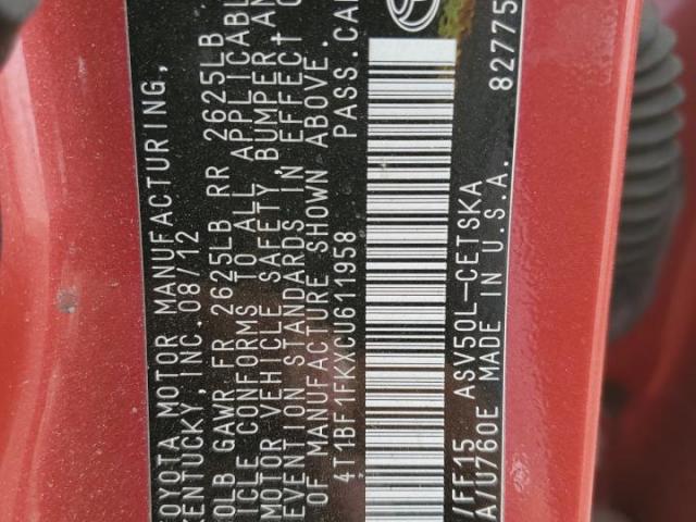 Toyota Camry Base Image 6