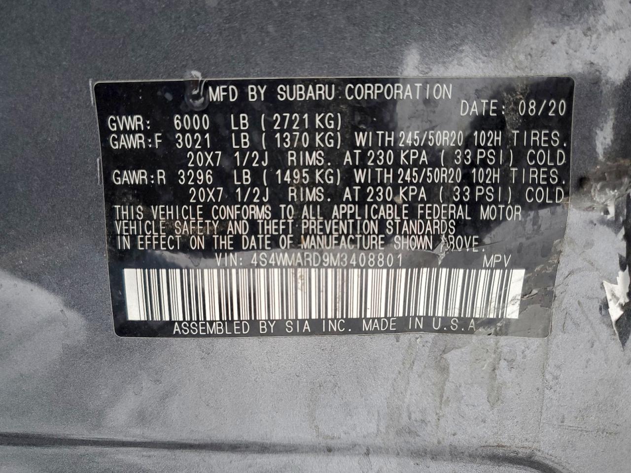 Subaru Ascent Touring Image 12