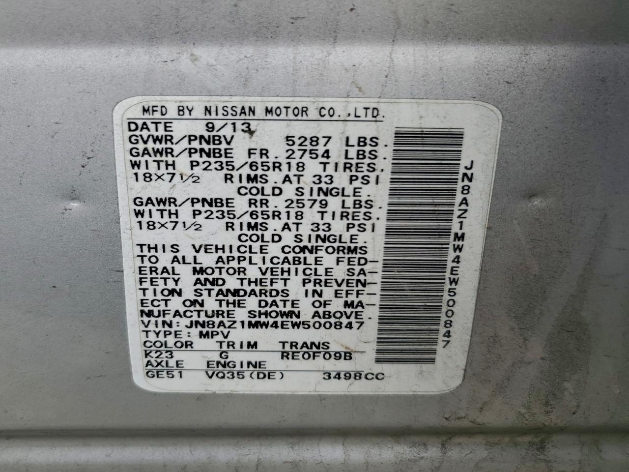 Nissan Murano S Image 12