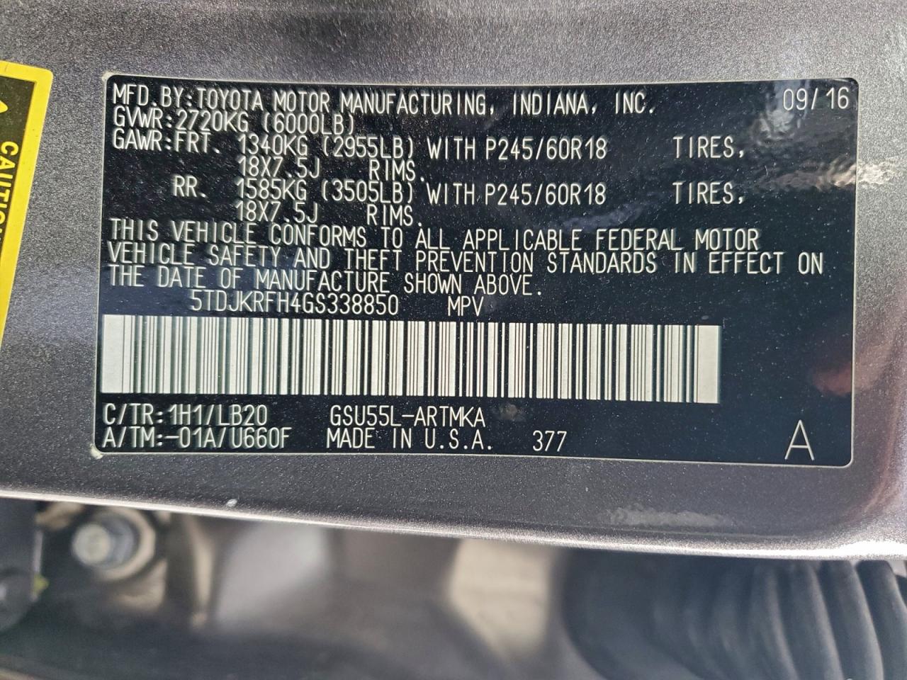 Toyota Highlander Xle Image 10