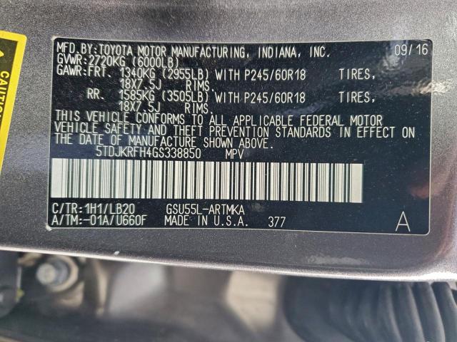 Toyota Highlander Xle Image 10