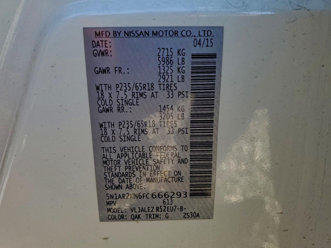 Nissan Pathfinder S Image 11