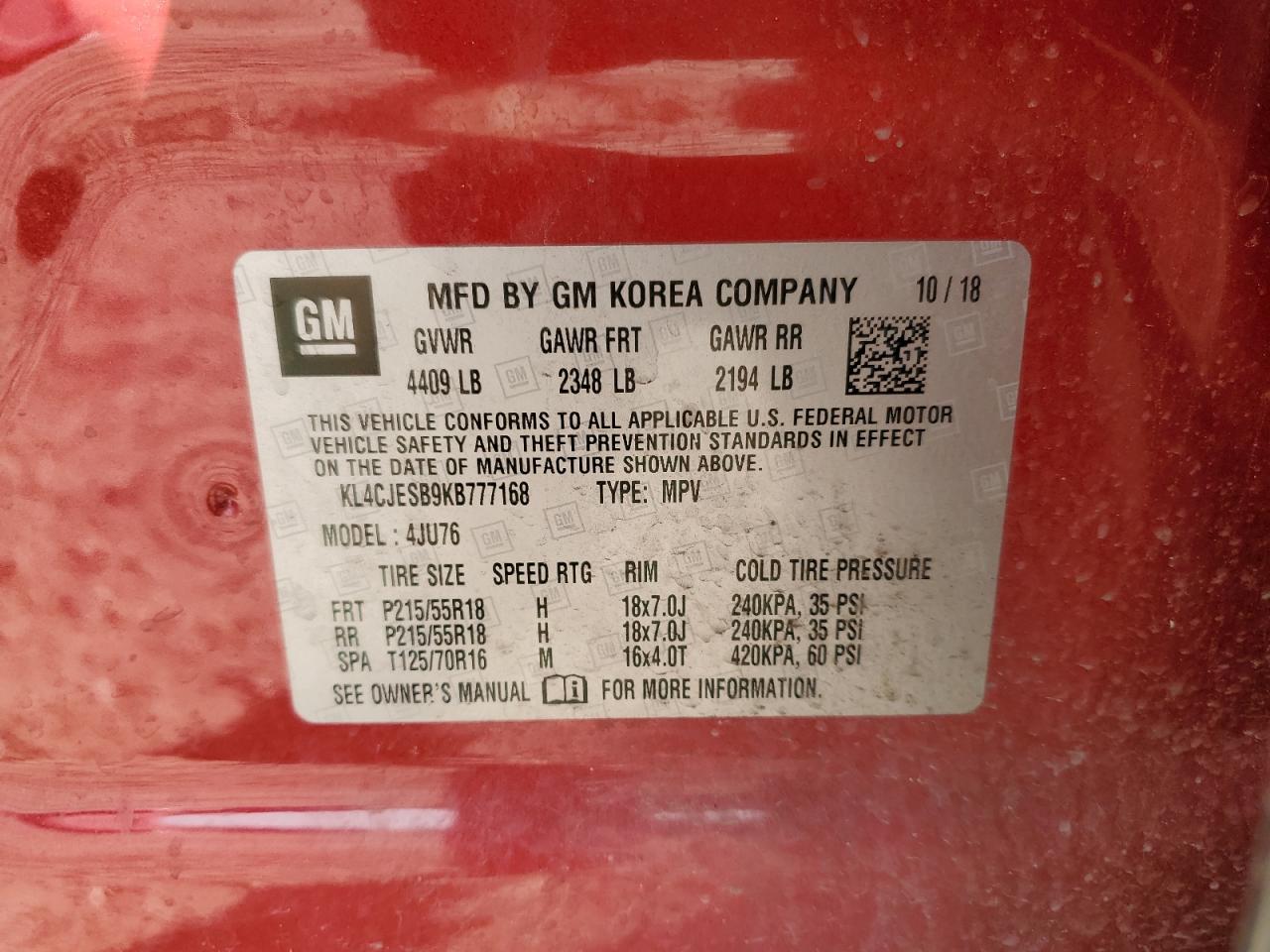 Buick Encore Preferred Image 11