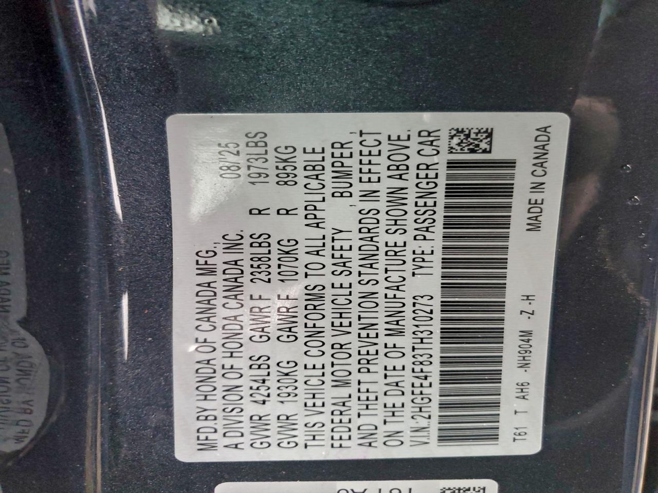 Honda Civic Sport Image 3