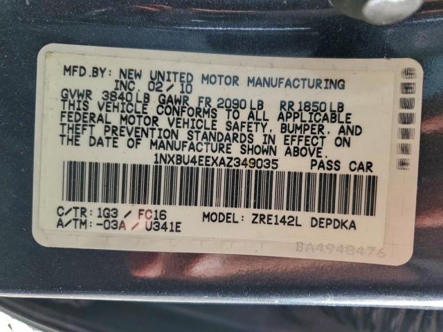 Toyota Corolla Base Image 9