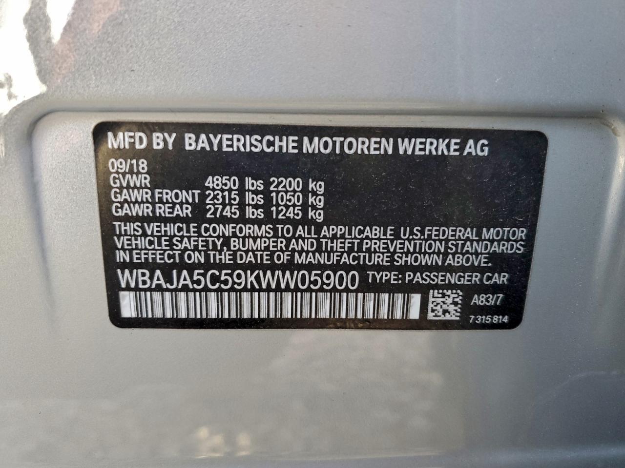 BMW 5 Series I Image 3