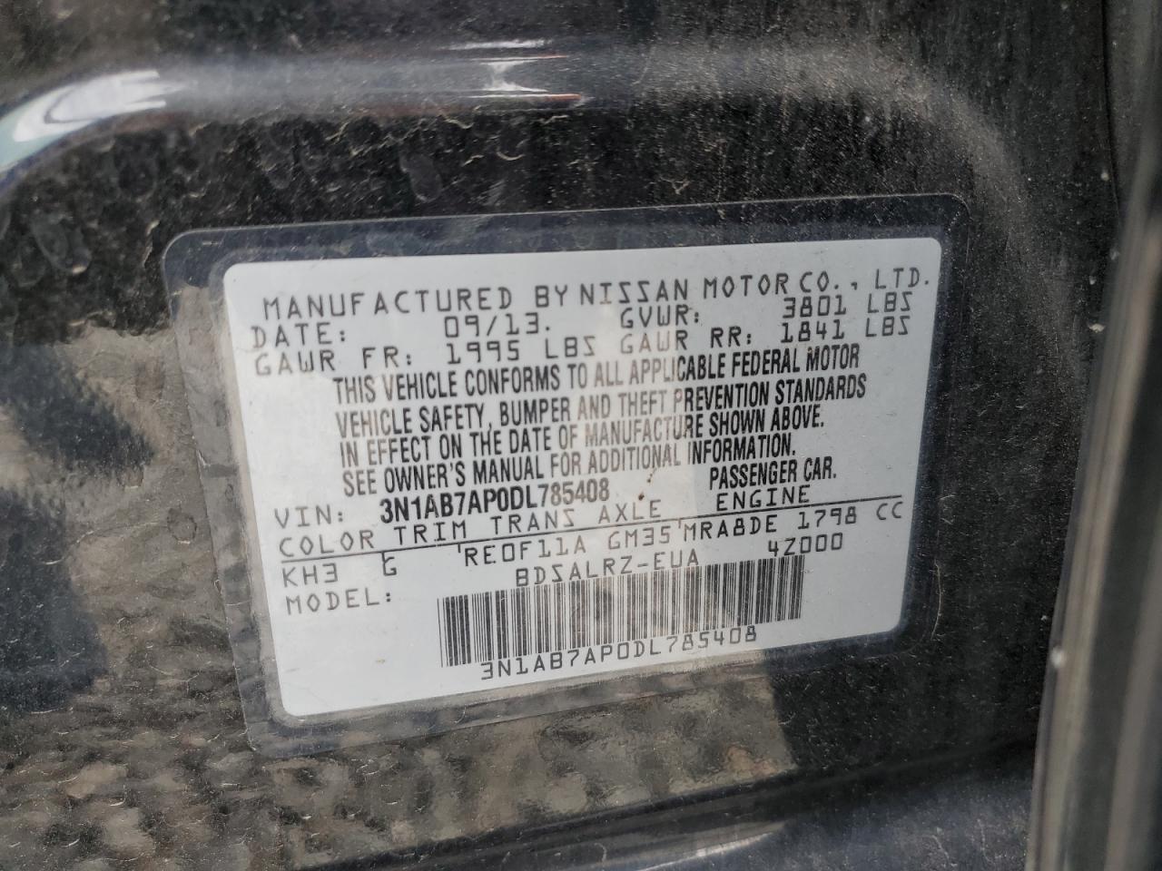 Nissan Sentra S Image 13