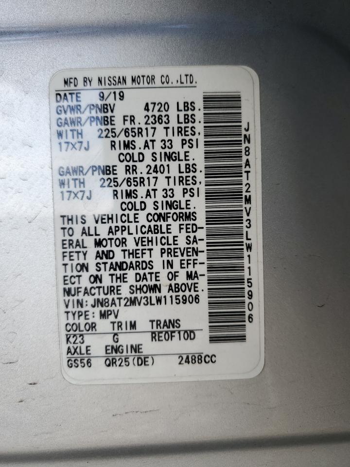 Nissan Rogue S Image 9