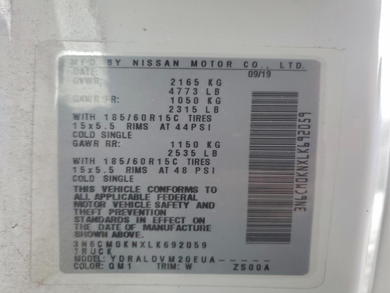 Nissan Nv 2.5s Image 13