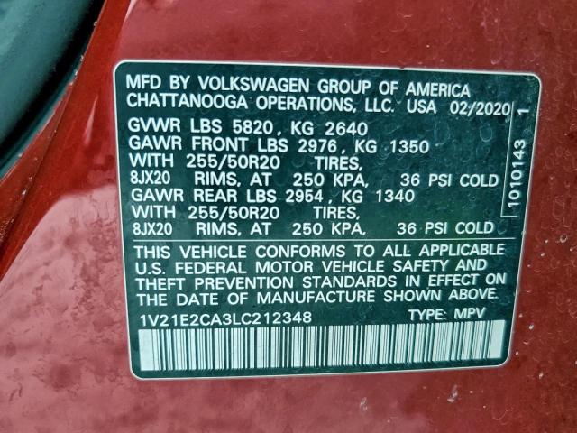 Volkswagen Atlas Se Image 13