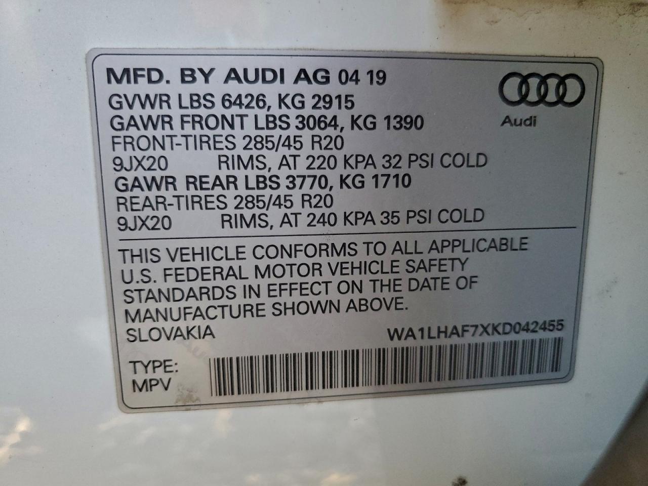 Audi Q7 Premium Plus Image 9
