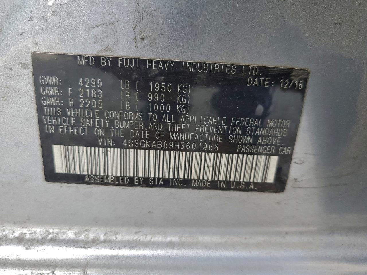 Subaru Impreza Premium Image 11