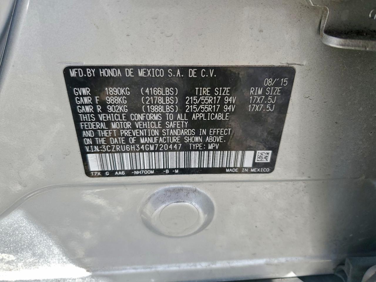 Honda HR-V Lx Image 11