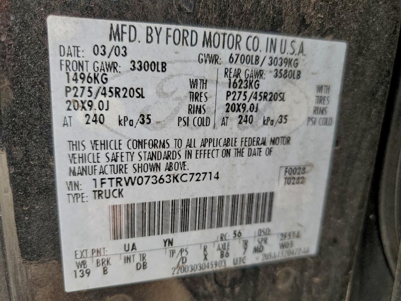 Ford F-150 Supercrew Harley Davidson Image 9