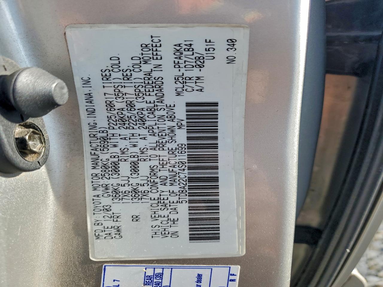 Toyota Sienna Xle Image 11