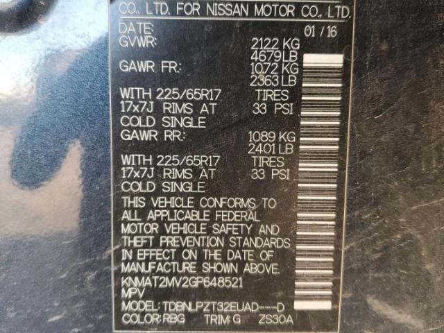 Nissan Rogue S Image 8