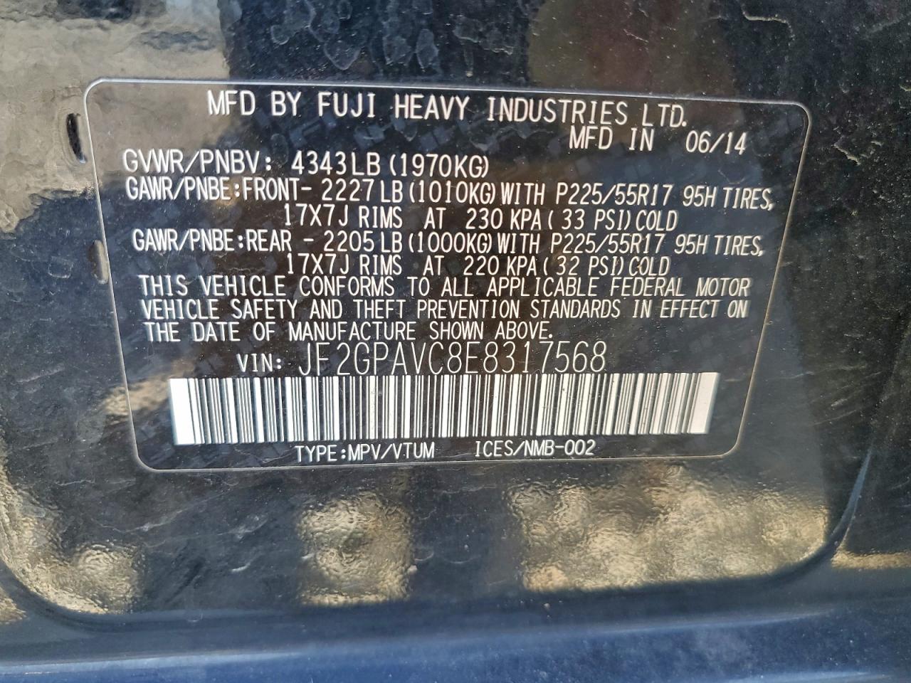 Subaru Xv 2.0 Premium Image 10