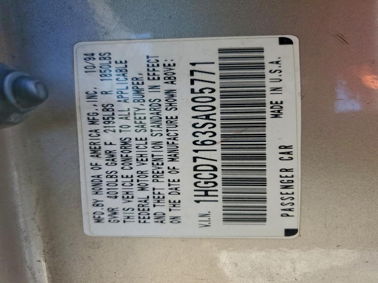 Honda Accord Ex Image 10