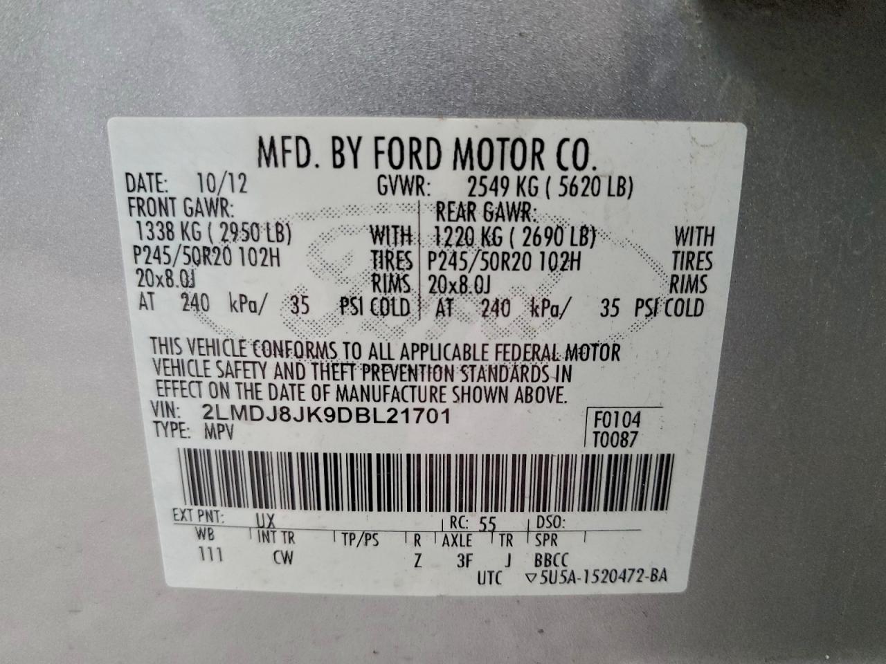 Lincoln MKX Image 11