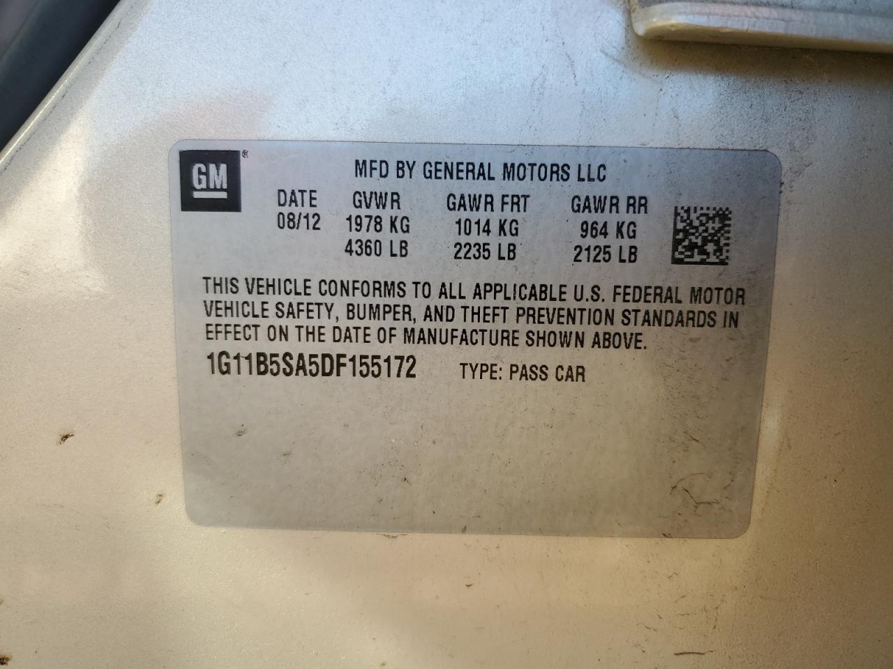 Chevrolet Malibu Ls Image 13